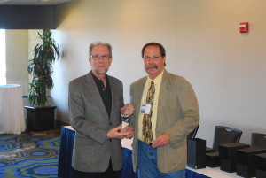 Receiving the award on behalf of Alameda County: James Kachik, AIA with Rob Unholz CCAEA President.